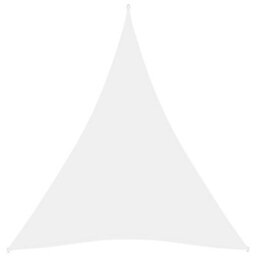 Berkfield Sunshade Sail Oxford Fabric Triangular 5X6X6 M White