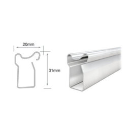 A-Class Sliding Doors Set Of 6 Dark Oak & Mirror Sliding Wardrobe Door Kit, Silver Frame & Tracks, Opening Height (H) 225-226Cm & Width (W) 444-445Cm - thumbnail 4