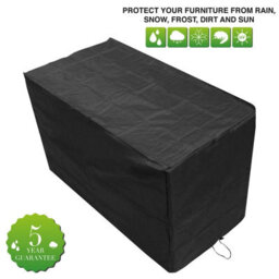 Oxbridge Black Bistro Waterproof Outdoor Garden Patio Set Furniture Cover - thumbnail 2