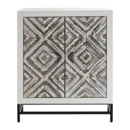 Orsina Elegant 2 Door Cabinet Functional Display Cabinet For Livingroom  Space Saving Slim Corner Cabinet - thumbnail 1