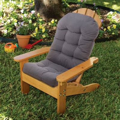 Living And Home Dark Grey Waterproof Garden Chair Bench Seat Pad Cushion Swing Chair Hanging Basket Egg Chair Seat Cushion 125Cm L X 53Cm W - image 1