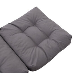 Living And Home Dark Grey Waterproof Garden Chair Bench Seat Pad Cushion Swing Chair Hanging Basket Egg Chair Seat Cushion 125Cm L X 53Cm W - thumbnail 8