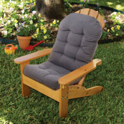 Living And Home Dark Grey Waterproof Garden Chair Bench Seat Pad Cushion Swing Chair Hanging Basket Egg Chair Seat Cushion 125Cm L X 53Cm W