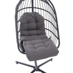 Living And Home Dark Grey Waterproof Garden Chair Bench Seat Pad Cushion Swing Chair Hanging Basket Egg Chair Seat Cushion 125Cm L X 53Cm W - thumbnail 5