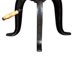 Wyld Haus Yllas Industrial Small Wood And Metal Crank Side Table - thumbnail 3
