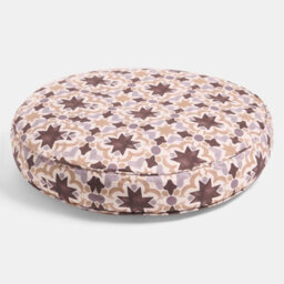 Ohs Tiles Print Round Outdoor Garden Cushion Water Resistant - thumbnail 4