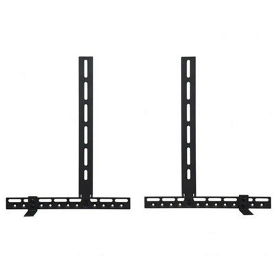 Heavy Duty Universal Sound Bar Mount Under Over Tv Holder - image 1