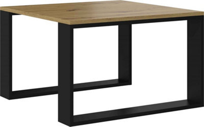 Loft Mini Coffee Table Artisan Oak Black - image 1