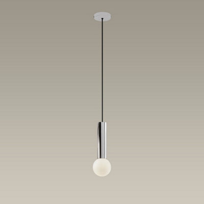 Luminosa Lighting Luminosa Mist Bathroom Ceiling Simple Pendant Light Chrome E14 - image 1