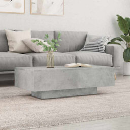 Berkfield Modern Coffee Table Concrete Grey 100X49.5X31 Cm Engineered Wood - thumbnail 2