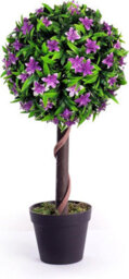 Best Artificial 2Ft / 60Cm Purple Lily Ball Tree Plant Garden Office Conservatory Tropical Indoor Outdoor - thumbnail 1