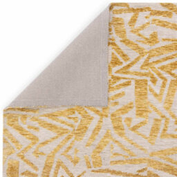 Yellow Modern Easy To Clean Abstract Rug For Living Room Bedroom And Dining Room-200Cm X 290Cm - thumbnail 5
