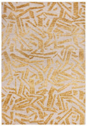 Yellow Modern Easy To Clean Abstract Rug For Living Room Bedroom And Dining Room-200Cm X 290Cm - thumbnail 4
