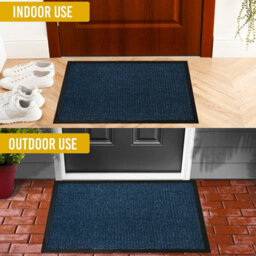 Barrier Mat 40 X 60 Cm Blue  Anti-Slip Waterproof Door Mat - thumbnail 5