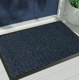 Barrier Mat 40 X 60 Cm Blue  Anti-Slip Waterproof Door Mat - thumbnail 2
