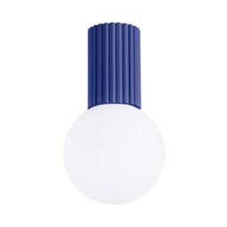 Luminosa Lighting Luminosa Halo Bathroom Ceiling Light Ultramarine 1X G9Ip44