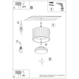 Luminosa Aura Surface Mounted Downlight Pink 1x GX53 - thumbnail 4
