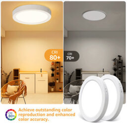 Aigostar 18W Led Ceiling Lights, 1980Lm Round Led 3000K Warm White Pack Of 2 - thumbnail 7