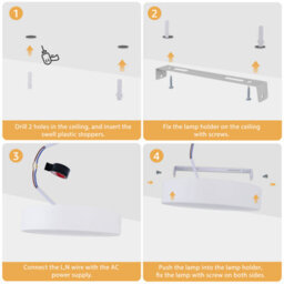 Aigostar 18W Led Ceiling Lights, 1980Lm Round Led 3000K Warm White Pack Of 2 - thumbnail 8