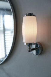 Luminosa Lighting Luminosa Eliot 1 Light Bathroom Wall Light Polished Chrome Ip44, G9 - thumbnail 2