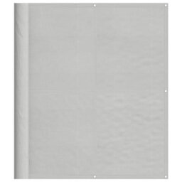 Berkfield Balcony Screen Light Grey 120X500 Cm 100% Polyester Oxford - thumbnail 2