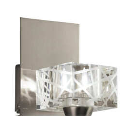 Luminosa Lighting Luminosa Zen Wall Lamp Switched 1 Light G9, Satin Nickel - thumbnail 3