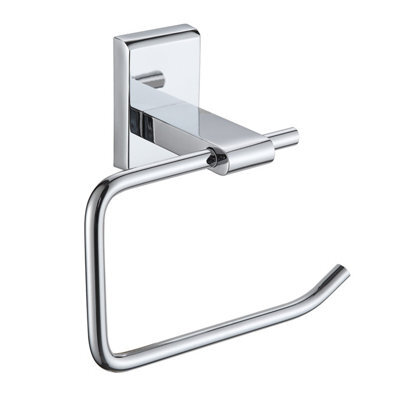 Showerdrape Unity Chrome Stainless Steel Wall Mounted Toilet Roll Holder - image 1