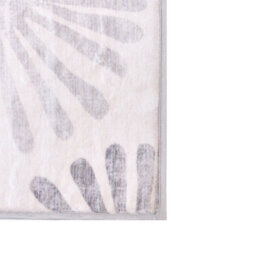 Wyld And Coco Off-White Abstract Runner Rug 80 X 300 Cm Anti-Slip Hallway Runner - thumbnail 6