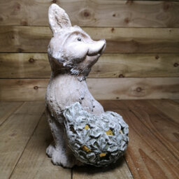Samuel Alexander 41Cm Battery Lit Christmas Magnesia Fox On Ivy Leaf Tail With Warm White Leds - thumbnail 8
