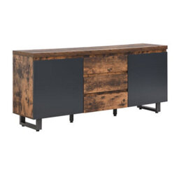 Furniture in Fashion Sydney Large Sideboard With 2 Door 3 Drawer In Rustic Oak - thumbnail 5