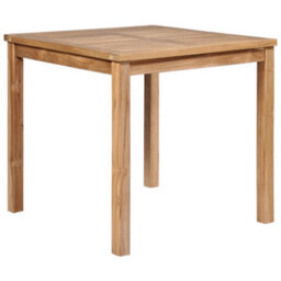 Berkfield 5 Piece Outdoor Dining Set Solid Teak Wood - thumbnail 2
