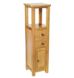 Hallowood Furniture Waverly Oak Open Top Tower Cabinet - thumbnail 8