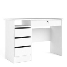 Wyld Haus Billabong White 4-Drawer Wooden Desk - thumbnail 2
