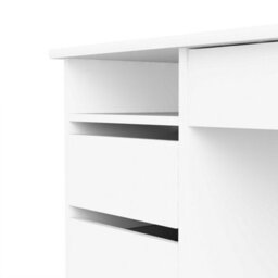 Wyld Haus Billabong White 4-Drawer Wooden Desk - thumbnail 6