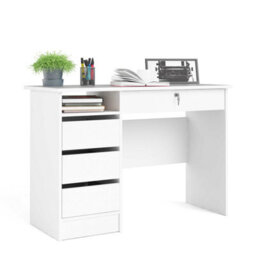 Wyld Haus Billabong White 4-Drawer Wooden Desk - thumbnail 5