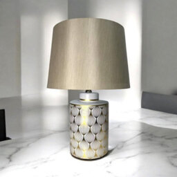 Minster 65 X 43 Cm Lamp And Shade - Ceramic - L33 X W43 X H65 Cm - thumbnail 2