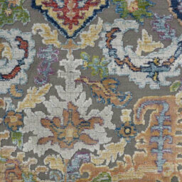 Grey/multicolour Luxurious Floral Persian Traditional Rug For Living Room Bedroom And Dining Room-71 X 244Cm (Runner) - thumbnail 6