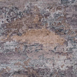 Loomed Abstract Design Cotton Chenille Rug Grey Beige Gold Machine Washable 60Cm X 240Cm - thumbnail 4