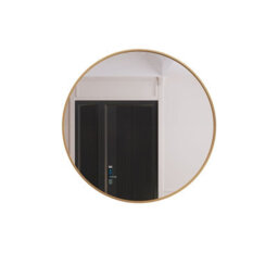 Jōbū Jobu Home - Rei, Extra Large Round Gold Metal Circle Mirror - 120Cm X 120Cm - thumbnail 8
