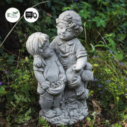 Charming Brother And Sister 'sweethearts' Statue - thumbnail 3