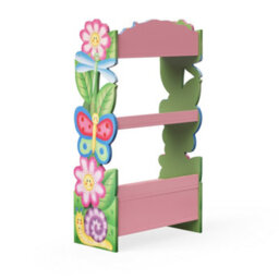 Teamson Home Teamson Kids Magic Garden 3-Tier Wooden Children's Bookshelf And Storage Drawers, Multicolour - thumbnail 4
