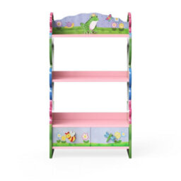 Teamson Home Teamson Kids Magic Garden 3-Tier Wooden Children's Bookshelf And Storage Drawers, Multicolour - thumbnail 3