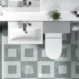 Nes Home 1100mm Freestanding Light Grey Basin Vanity & Back To Wall Toilet - thumbnail 5