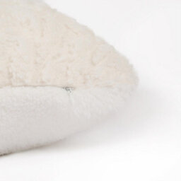 OHS Cable Knit Cushion Covers Sherpa Pillow Cases 4 Pack, 45 X 45Cm - Cream - thumbnail 4
