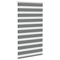 Berkfield Zebra Blind Dark Grey 70X100 Cm Fabric Width 65.9 Cm Polyester - thumbnail 3