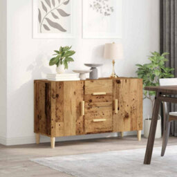 Berkfield Sideboard Old Wood 100X36X60 Cm Engineered Wood - thumbnail 3