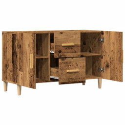Berkfield Sideboard Old Wood 100X36X60 Cm Engineered Wood - thumbnail 5