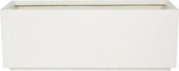 Primrose White Gloss Fibreglass Garden Indoor Outdoor Trough Planter 120Cm - thumbnail 3