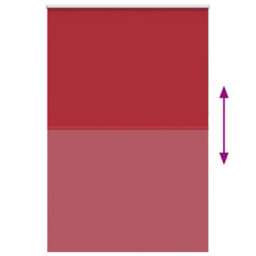 Berkfield Roller Blind Blackout Red 155X210 Cm Fabric Width 151.6 Cm Polyester - thumbnail 5