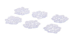 GoodHome Koros Transparent Pebbles Pebble Bath & Shower Mat (L)12Cm (W)12Cm - thumbnail 1